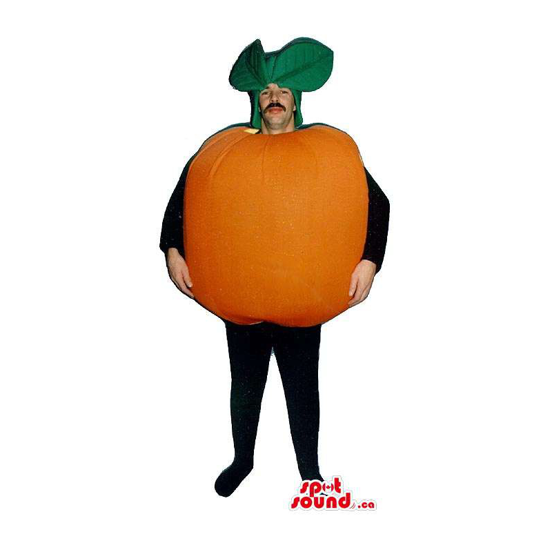 Customised Orange Fruit Adult Size Costume Or Mascot