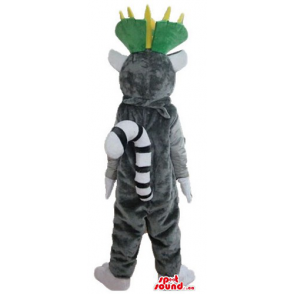 Madagascar Kind Julian cartoon character Mascot costume